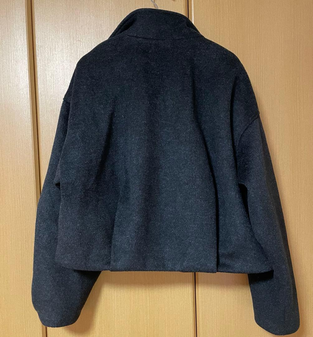 Reurie'(レウリィ) ダブルジップショートウールコート