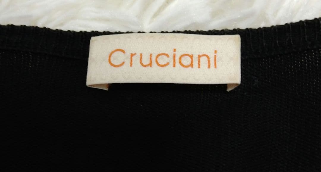 CrucianiクルチアーニITALYイタリア製コットン100%Vネックニット