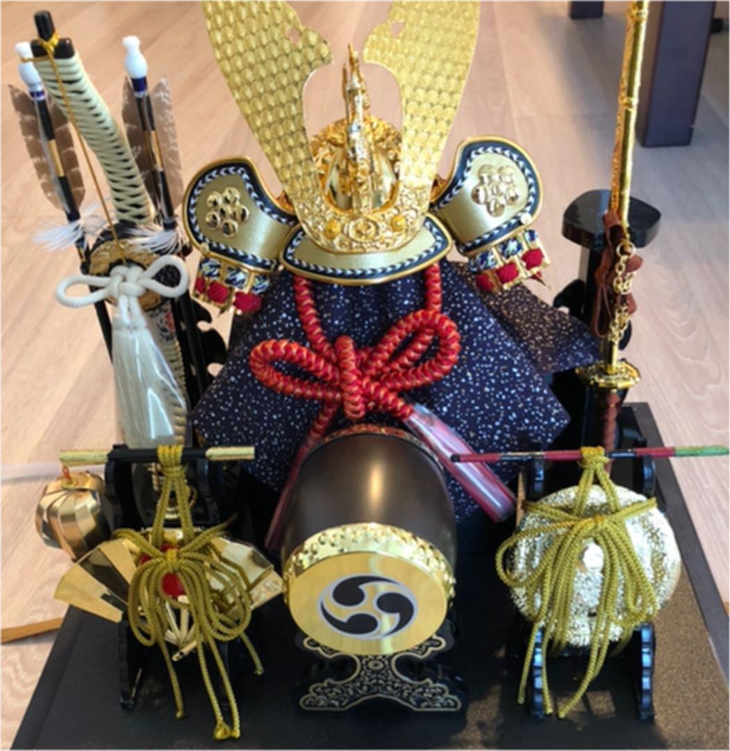 セール中❣️五月人形　ガラスケース付き