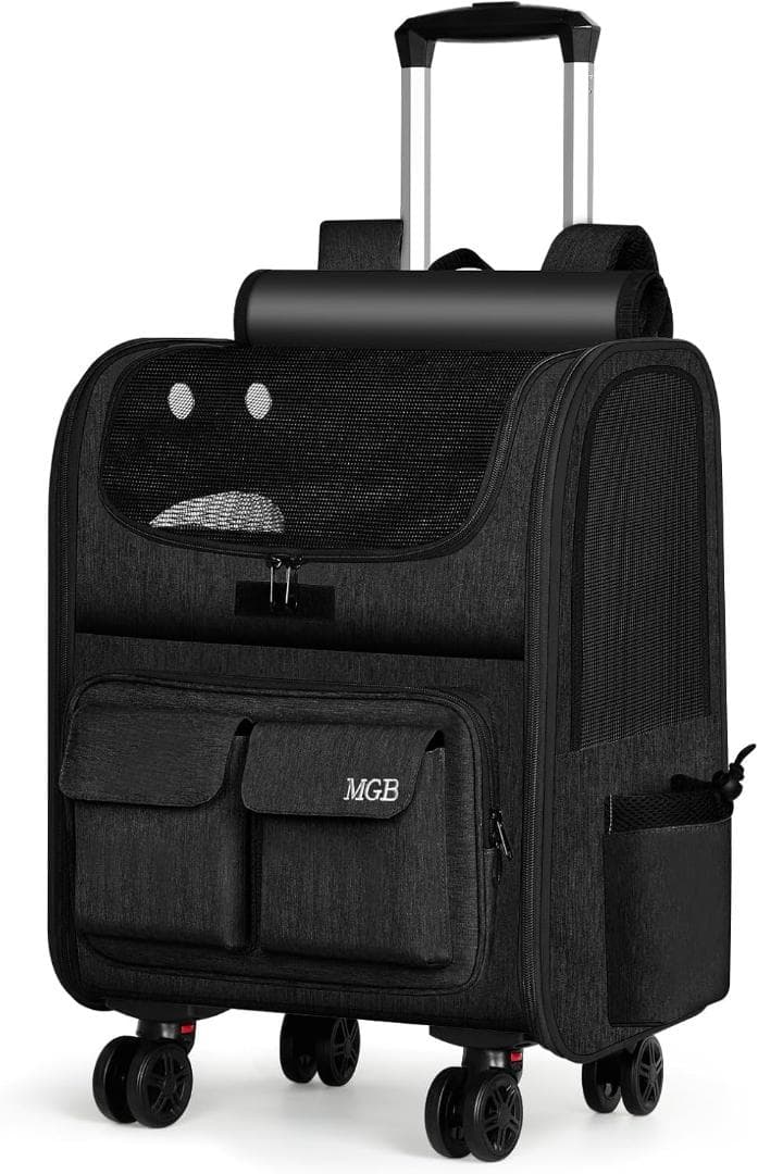 【新品】MGB ペットキャリー リュック キャスター付き 3WAY 小型犬・猫用