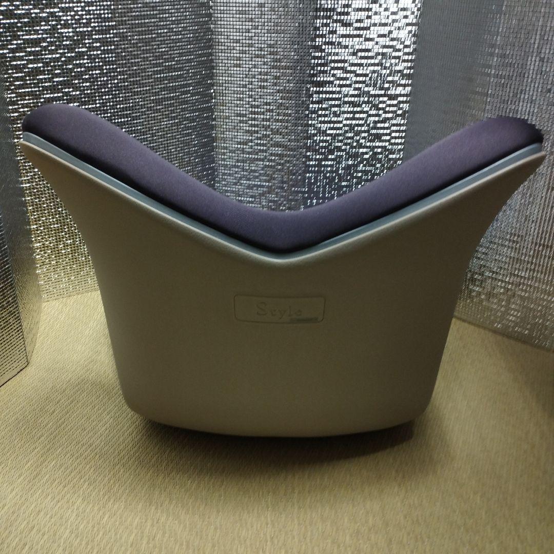 MTG Style Premium　バタフライ型クッションチェア ダークグレー