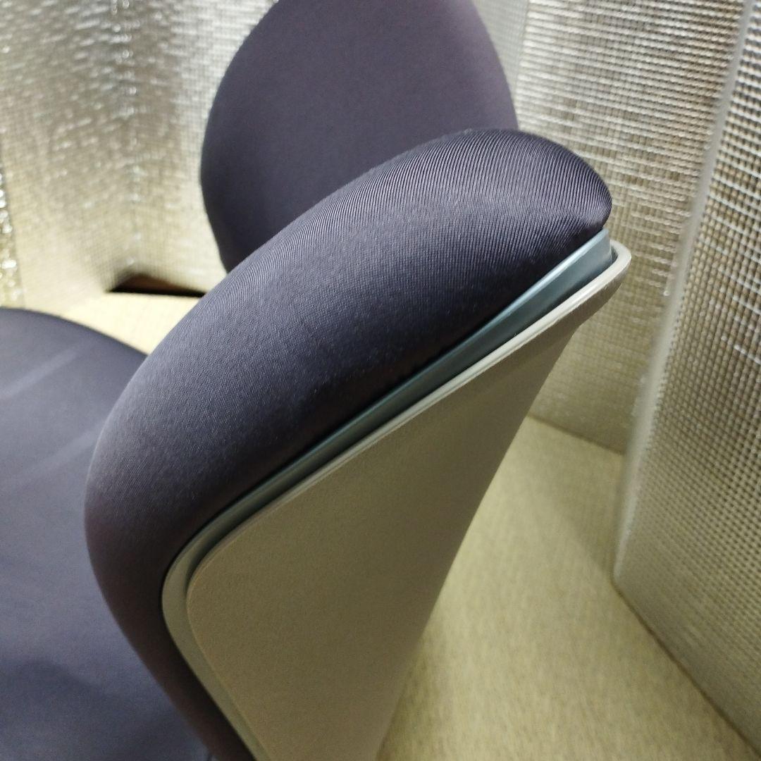 MTG Style Premium　バタフライ型クッションチェア ダークグレー