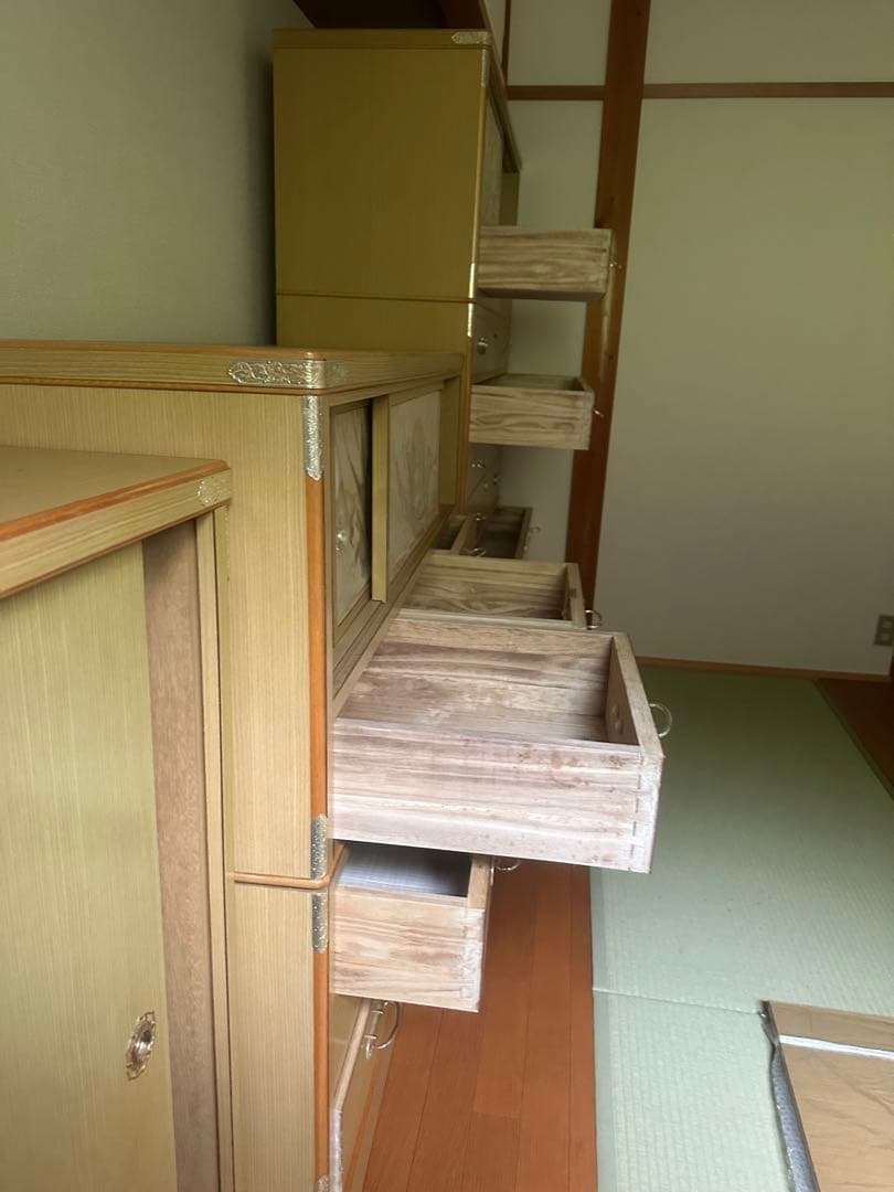 海舟 高級桐箪笥3点セット　超美品　【引き取り限定】