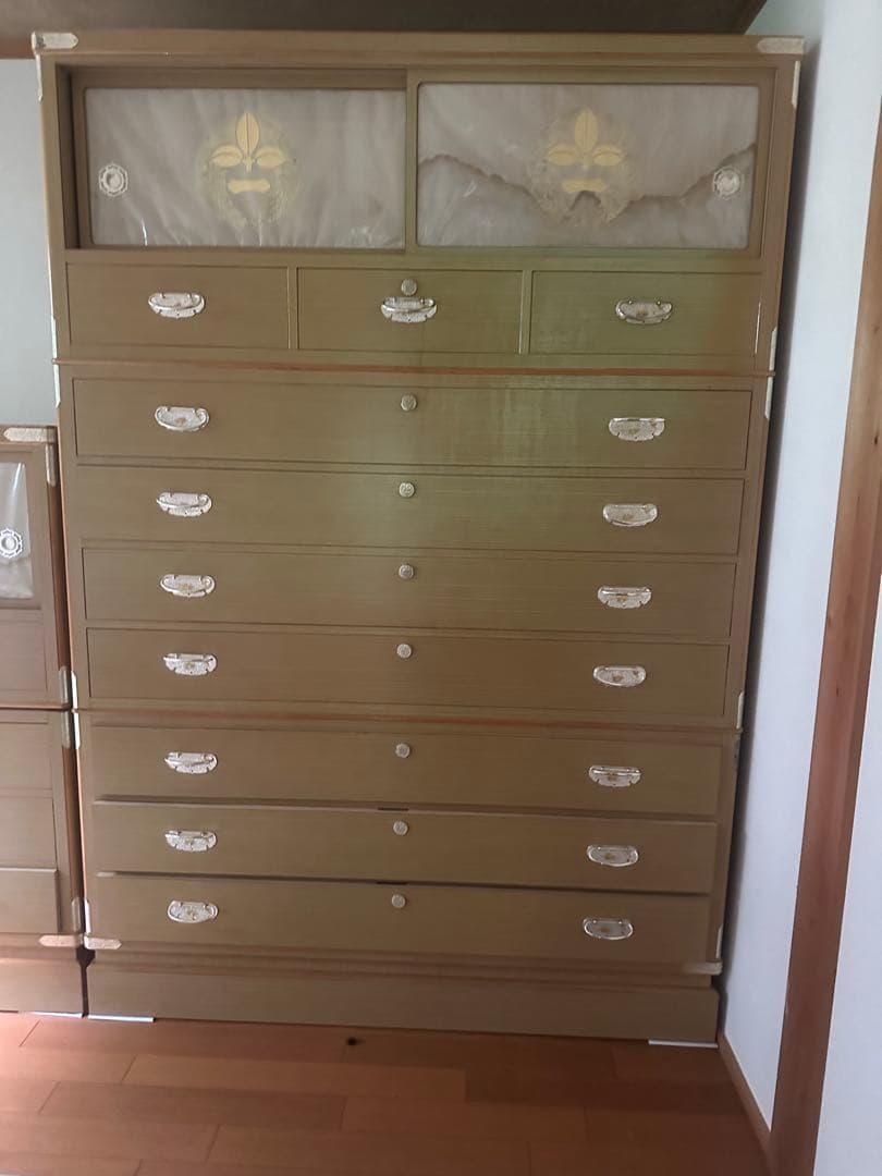 海舟 高級桐箪笥3点セット　超美品　【引き取り限定】