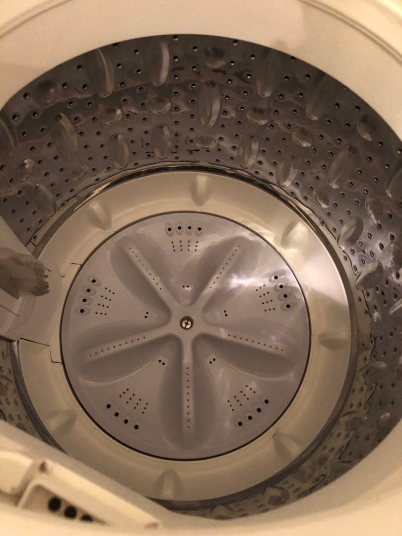 11/20-23,27,28発送限定SHARP縦型洗濯機ES-GE5B5.5kg