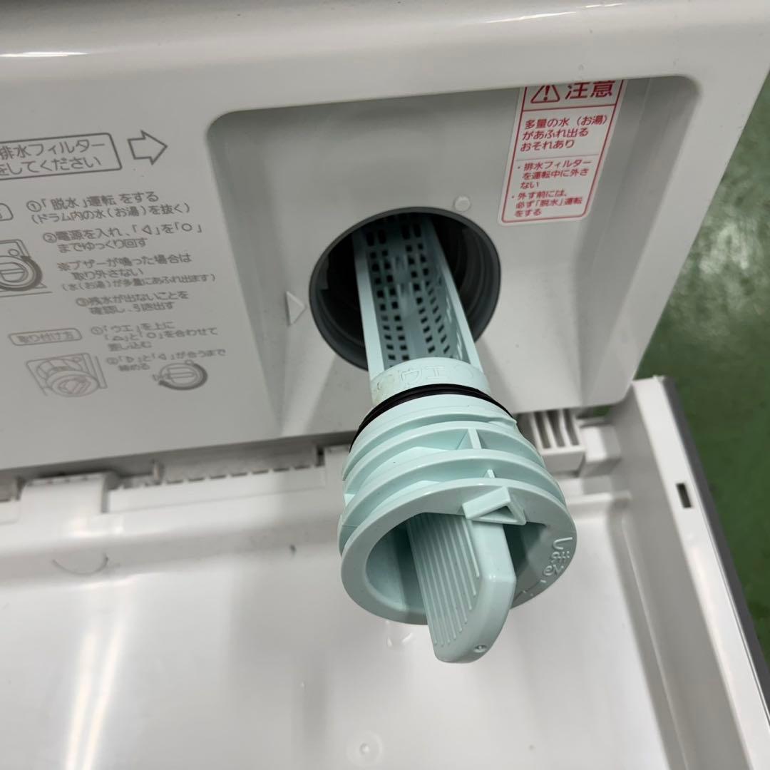 181 関東配送　ドラム式洗濯機　左開き　キューブル　大人気　半年保証込　美品