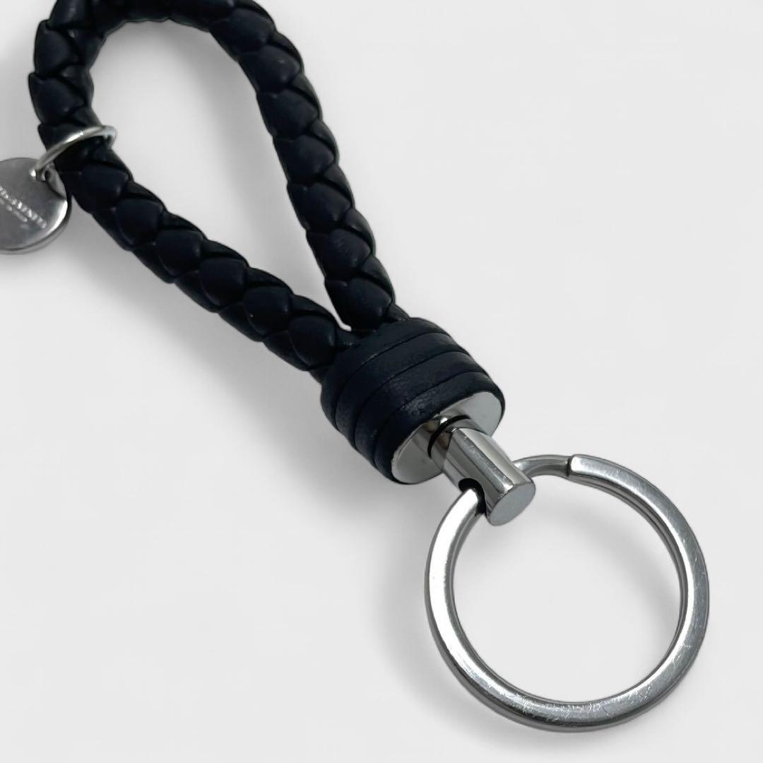 BOTTEGA VENETA ボッテガヴェネタ イントレチャート キーリング 革
