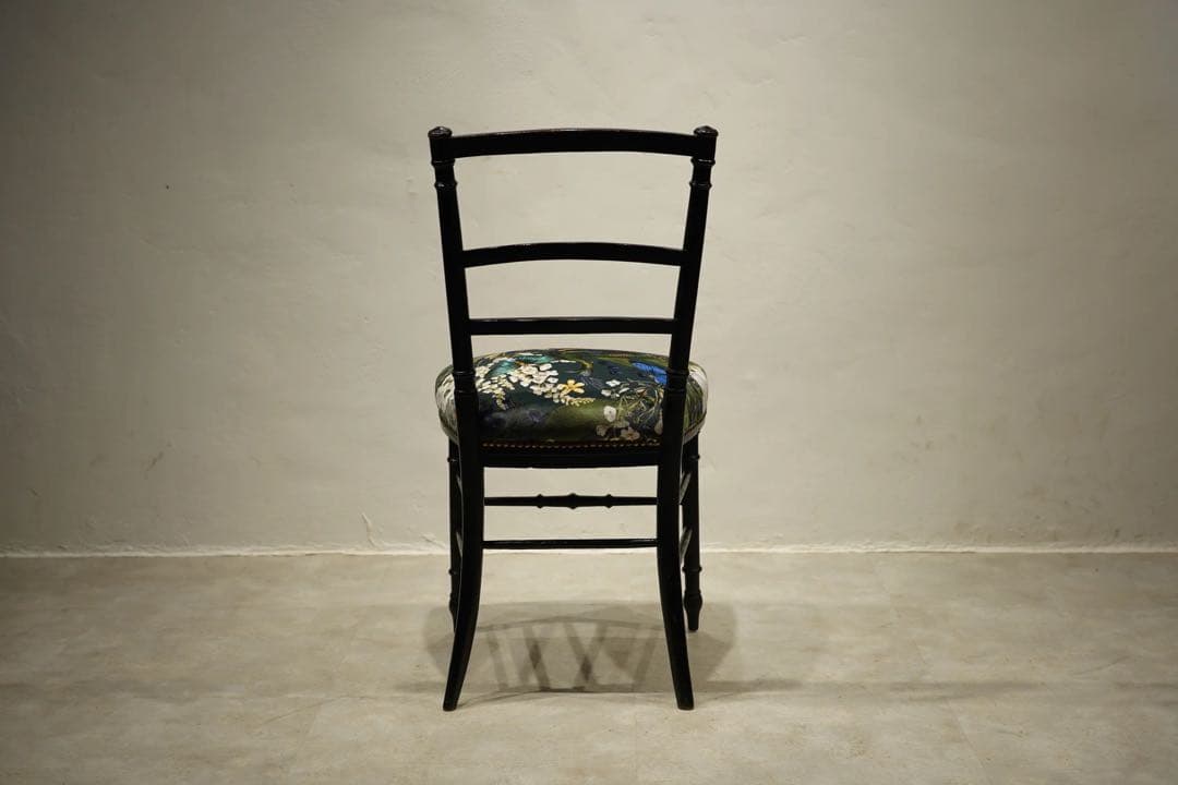 ナポレオンチェア　サロンチェア　椅子　シノワズリ　フランス　アンティーク　孔雀