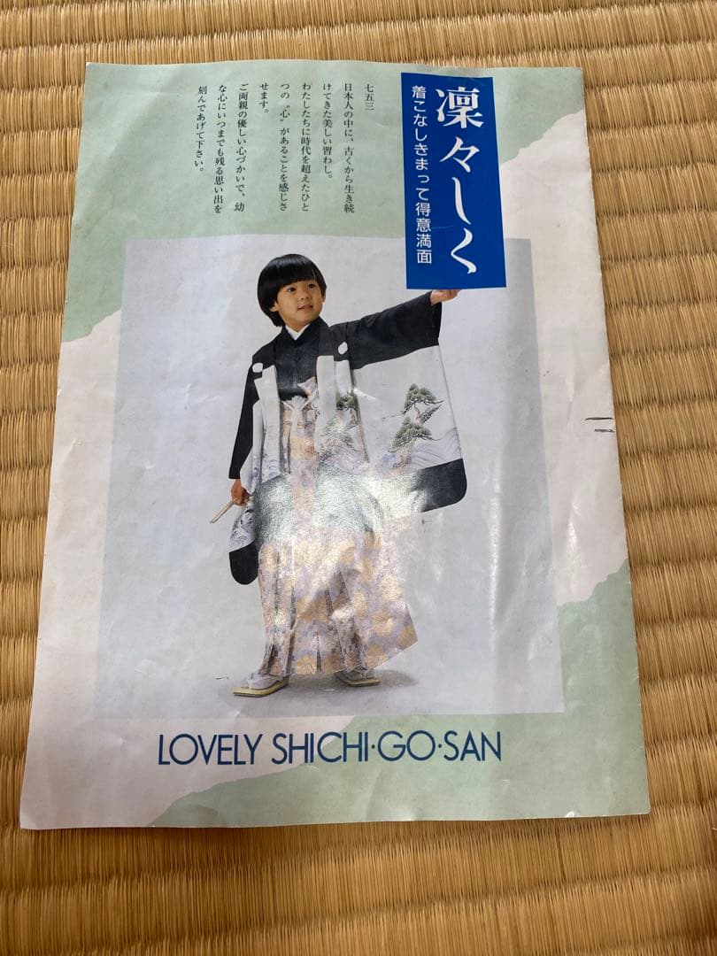 七五三　5歳　男の子セット　着物　袴　羽織 小物　美品　鷹模様