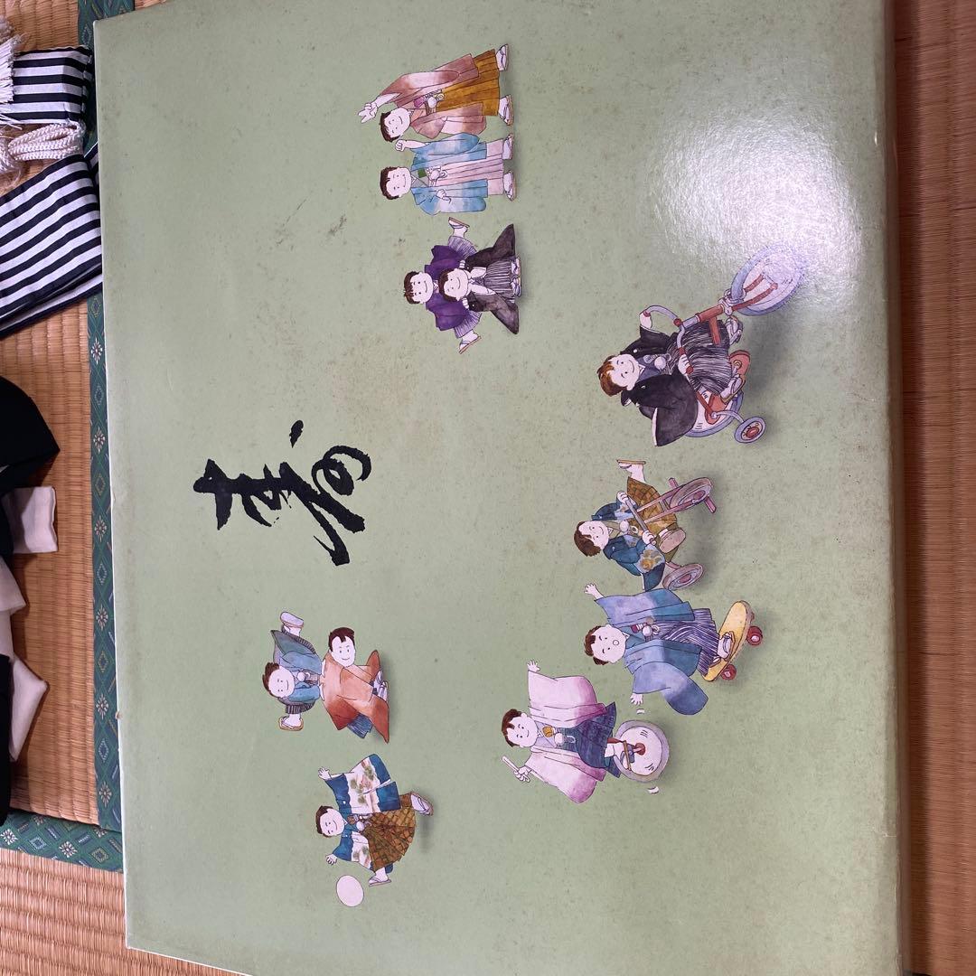 七五三　5歳　男の子セット　着物　袴　羽織 小物　美品　鷹模様