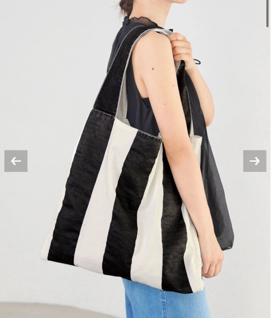 バッグ IENA BLANC COTTON BAG