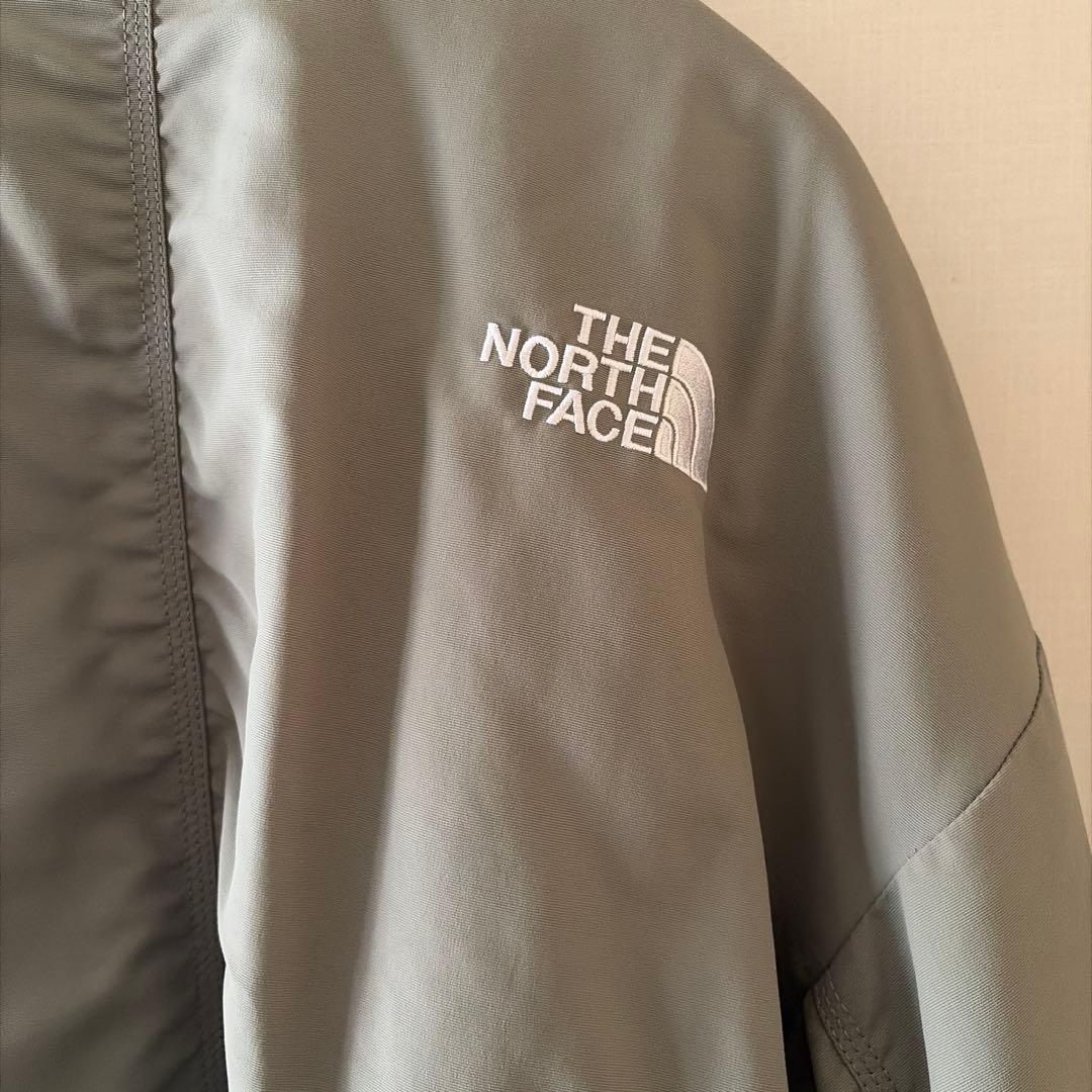THE NORTH FACE ライトカーキ色 ナイロン中綿ジャケット XL