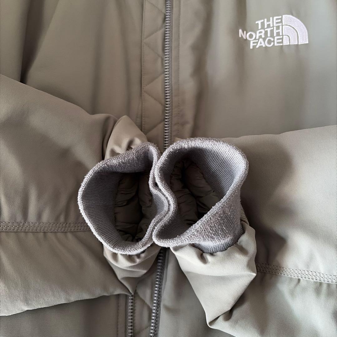 THE NORTH FACE ライトカーキ色 ナイロン中綿ジャケット XL