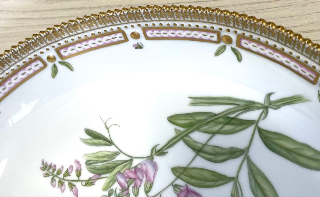 【美品】ロイヤルコペンハーゲン　フローラダニカ　オーバル　プレート　皿