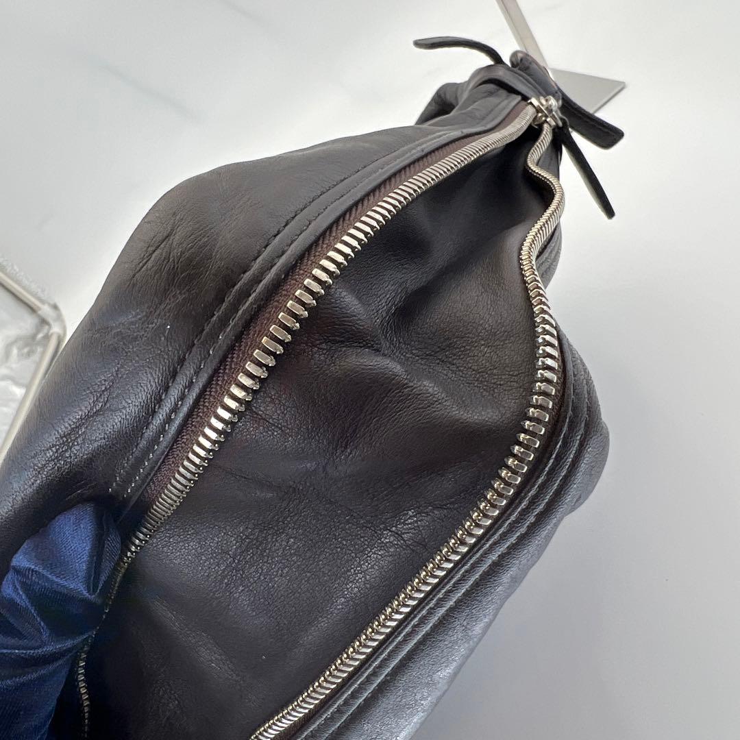 PORTER 吉田カバン レザーブリーフケース 茶 ブラウン A4可 旧ロゴ