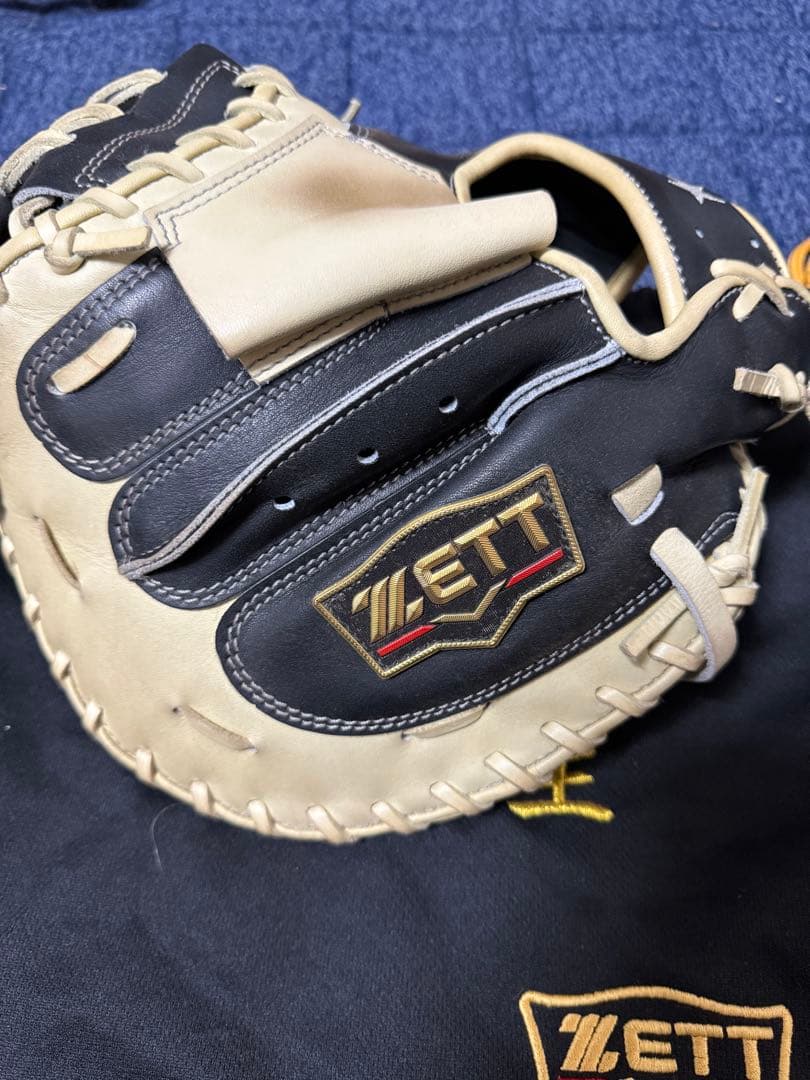ZETT プロステイタス 軟式オーダー キャッチャーミット 森モデル