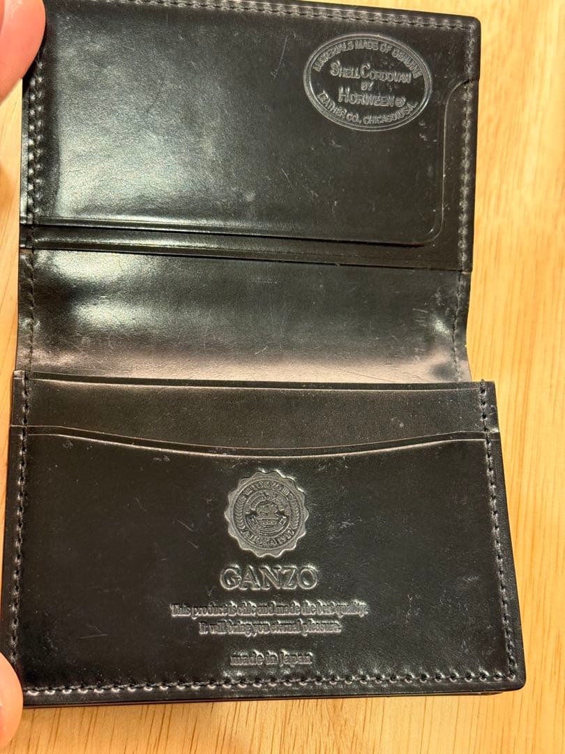 GANZO シェルコードバン2 名刺入れ