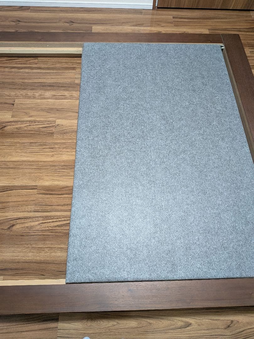 ドリームベッドフレーム　クイーンサイズ　ダークブラウン　 2月15日までの掲載