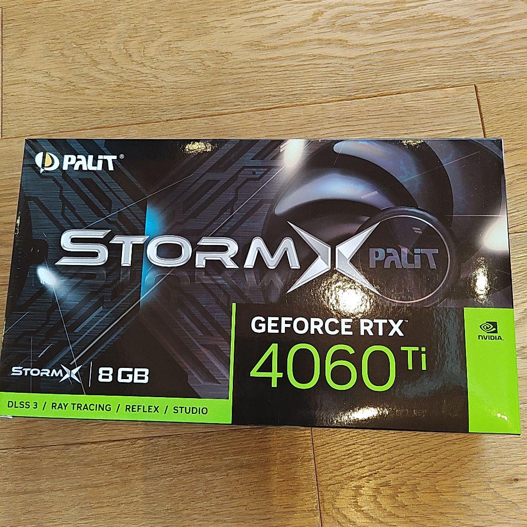 グラフィックボード・グラボ・ビデオカード Palit GeForce RTX4060ti 8GB