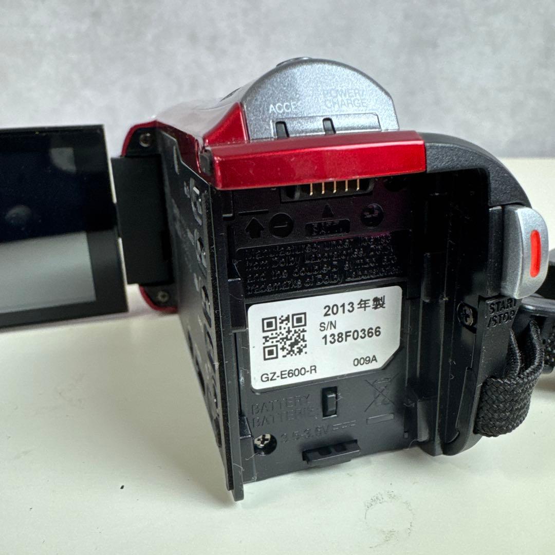 JVC Everio ビデオカメラGZ-E600-R レッド