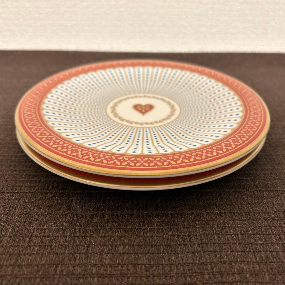 ウェッジウッド　ハーレクイン　クイーンオブハート　デザートプレート　18.5cm