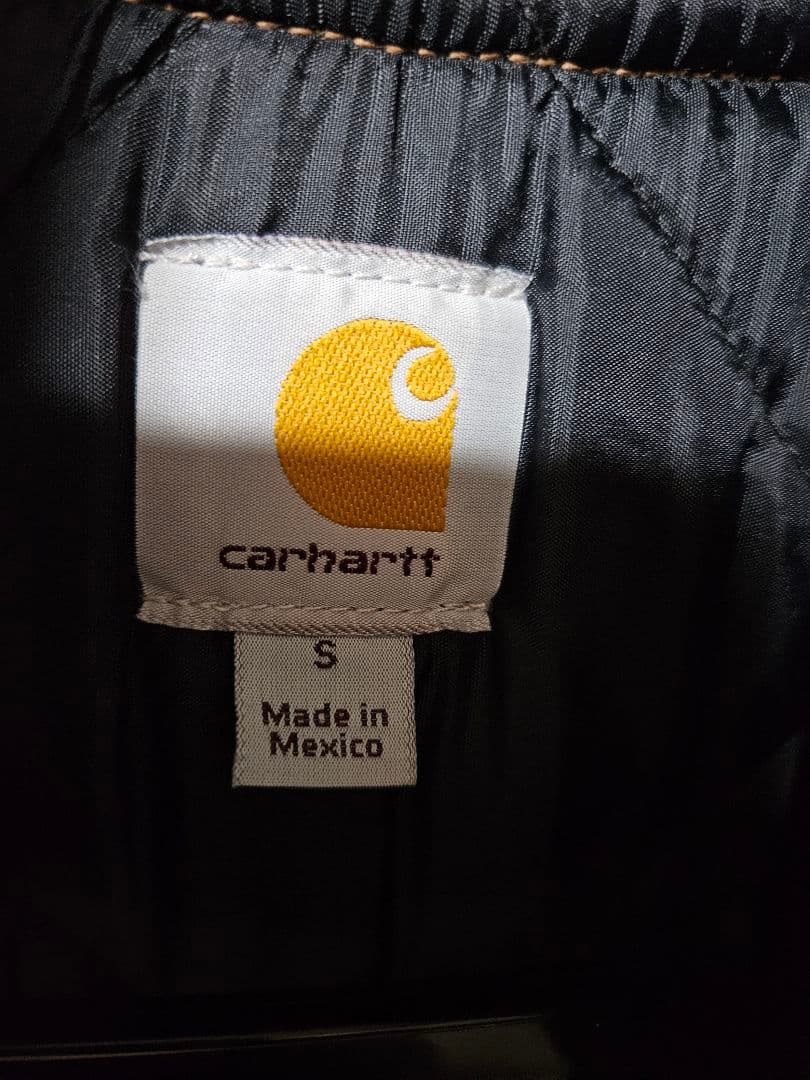 Carhartt カーハート ダック素材中綿ベスト S ブラウン