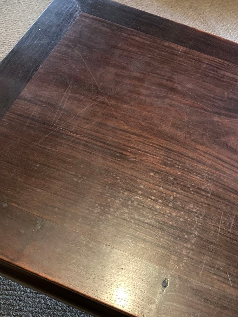 アンティーク家具・紫檀 唐木 ローテーブル