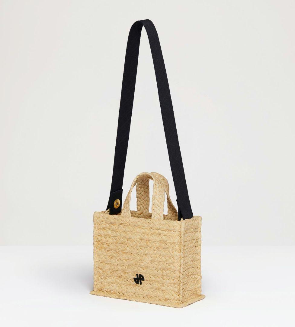 PATOU パトゥ ラフィア JPトートバッグ スモール かご ショルダー