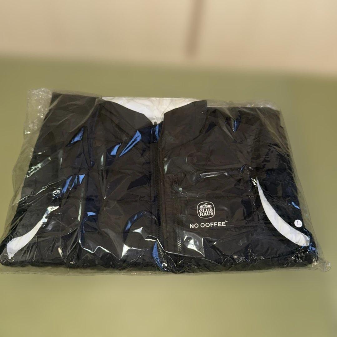 CLUBHOUSE NO GOLF™ NO COFFEE™ ベスト 黒 白 L
