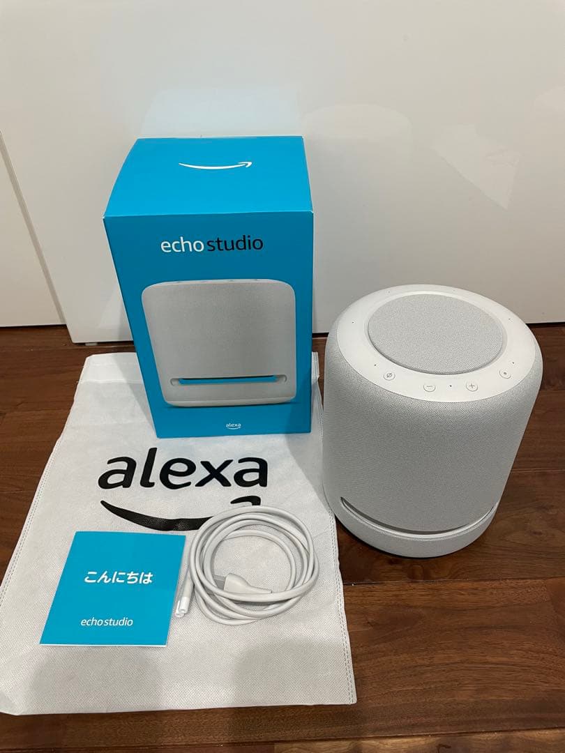 【美品・箱付き】Amazon Echo Studio ホワイト