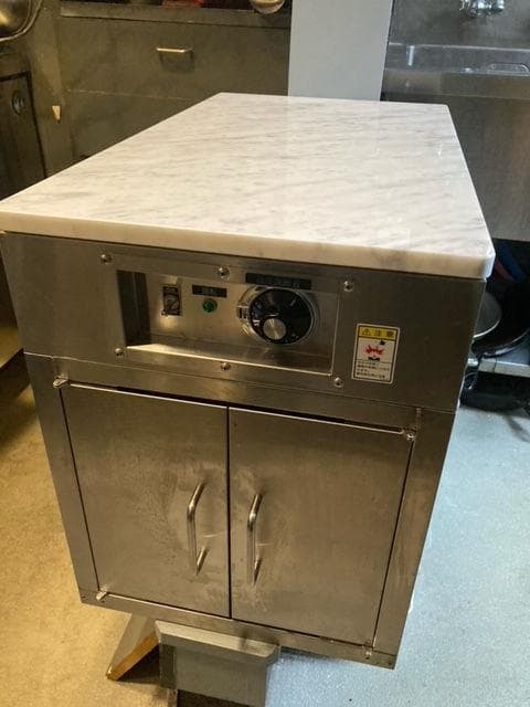 【HM】天然白大理石　特注 業務用 厨房のし台 作業台●新品●【送料込】