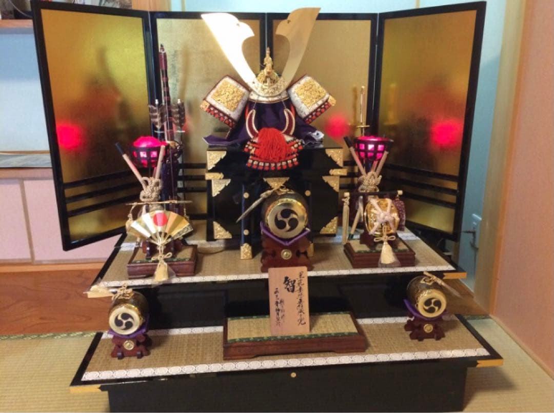 五月人形　子どもの日　男の子　アンティーク　古物