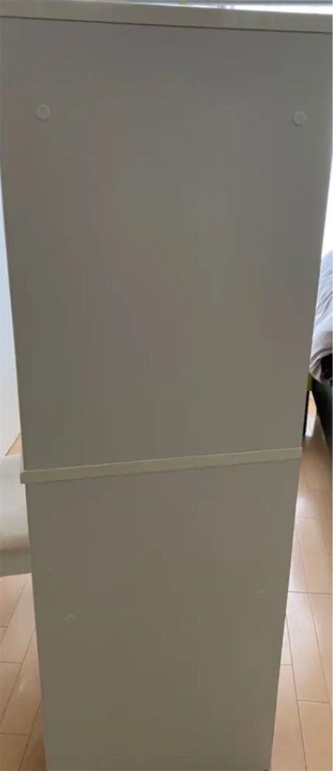 ホワイト ドレッサー 鏡台 ガラス棚付き