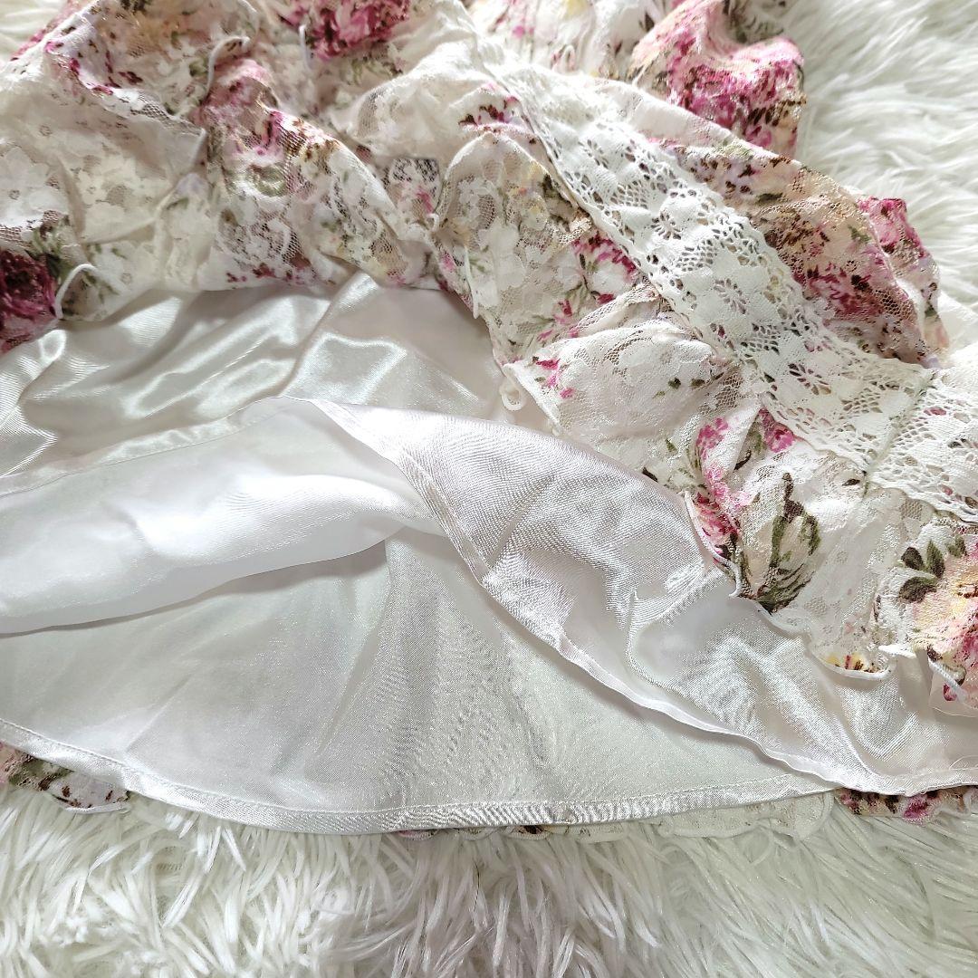 00s 希少 LIZLISA 総レースローズ キャミワンピ 姫ロリ パワネ