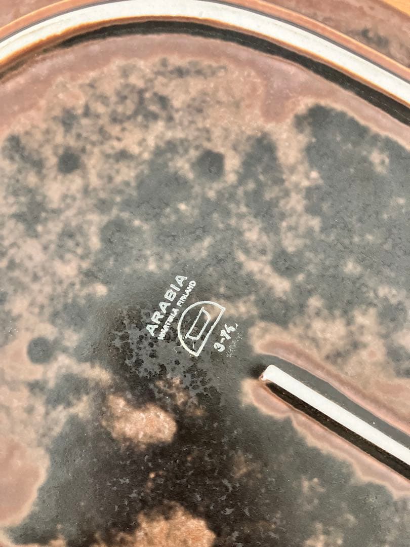 ARABIA アラビア　Ruska ルスカ オーバルプレート