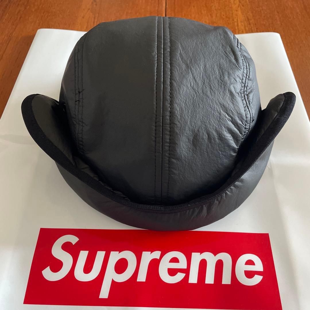 Supreme グレー フライトキャップ 耳あて付き