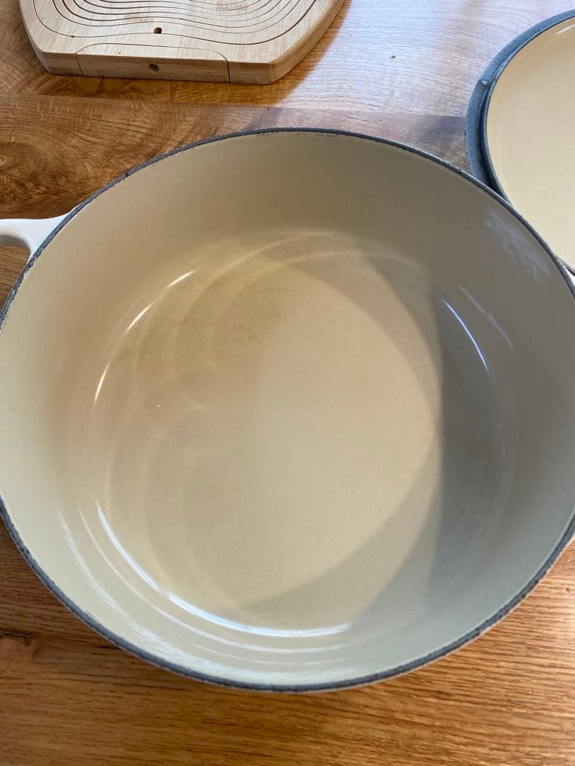 美品＊ル・クルーゼ ココットジャポネーズ 24cm デューン