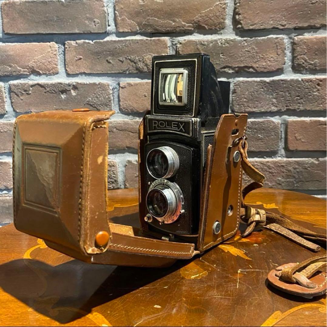 ROLEX ロレックス2眼レフカメラ 希少品 昭和レトロアンティークジャンク品