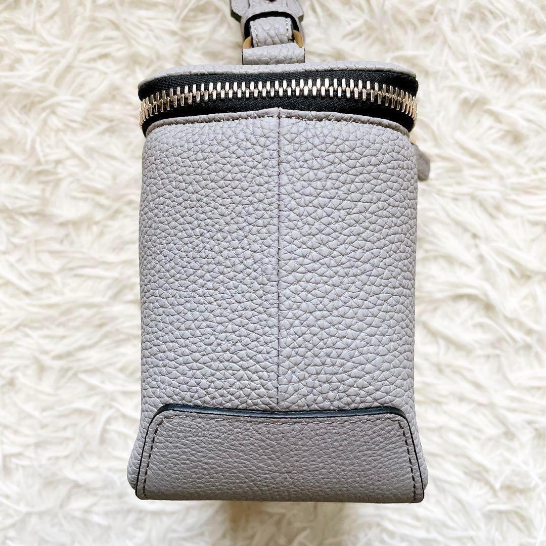 【極美品】エポイ　リツ　ミニバニティー ショルダーバッグ　2way　レザー