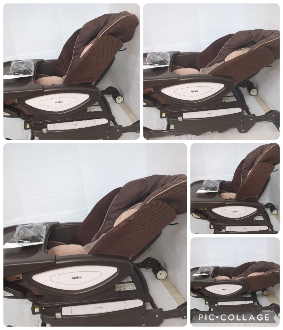 【もふもふ】Aprica 電動ハイローチェア HIDX オートスウィング