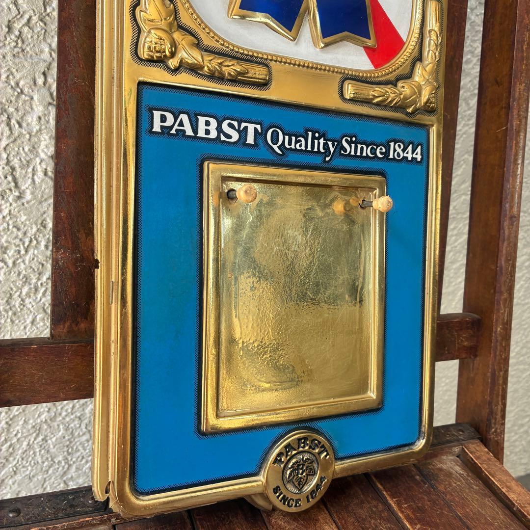 70s〜Pabst blue ribbonアメリカアンティークUSA看板Beer