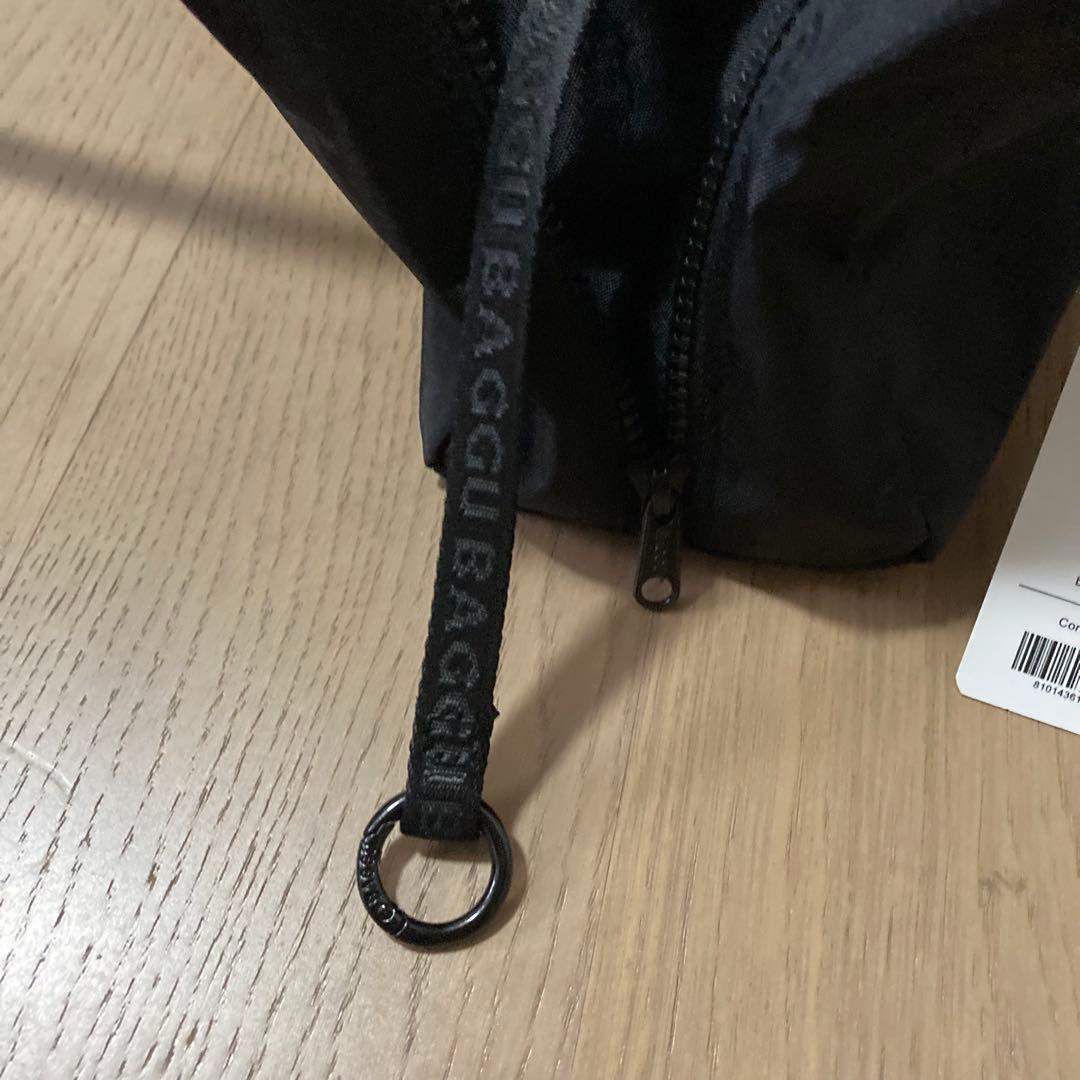 Baggu ブラック エコバッグ S