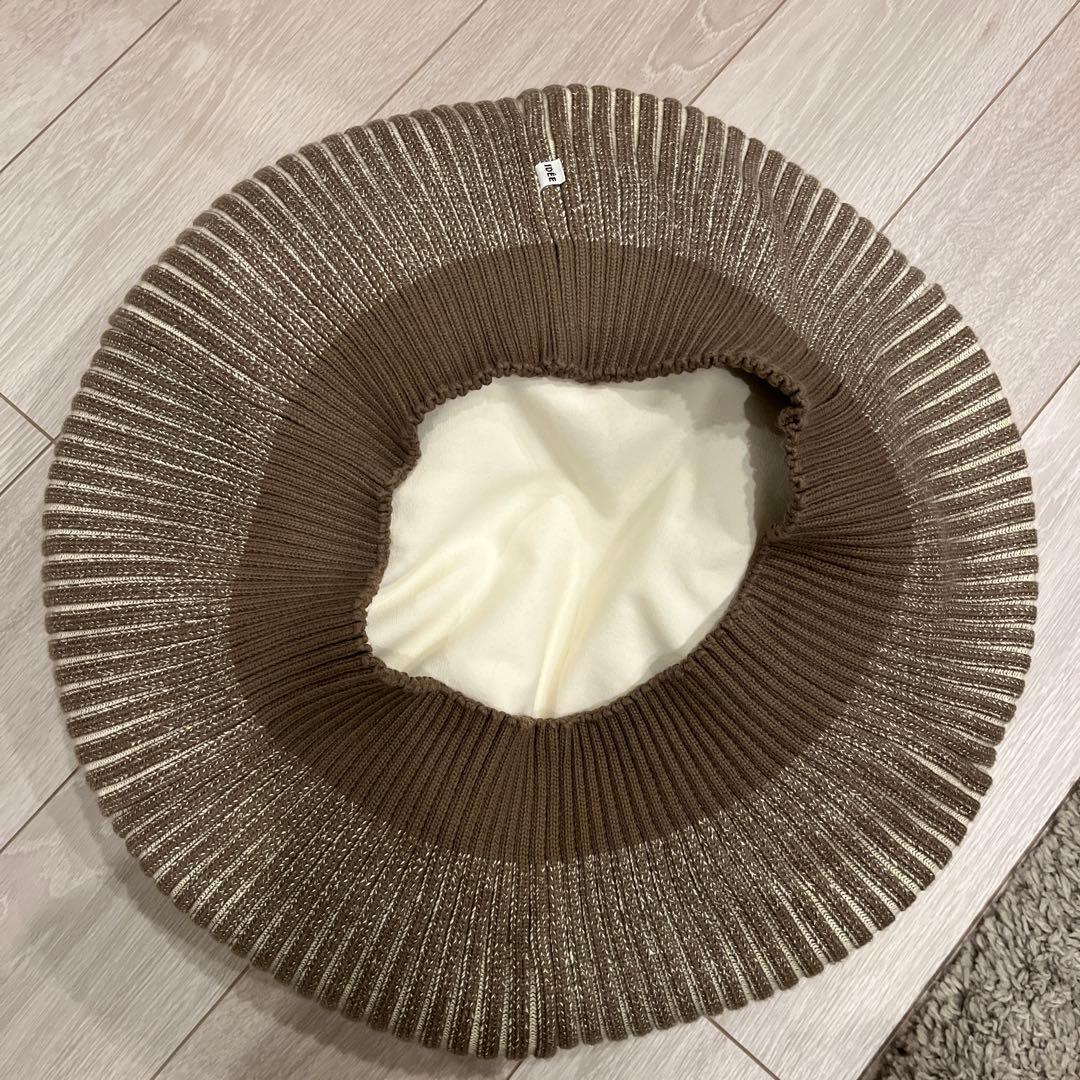 IDÉE MINI PUUF MELANGE Sepia brown