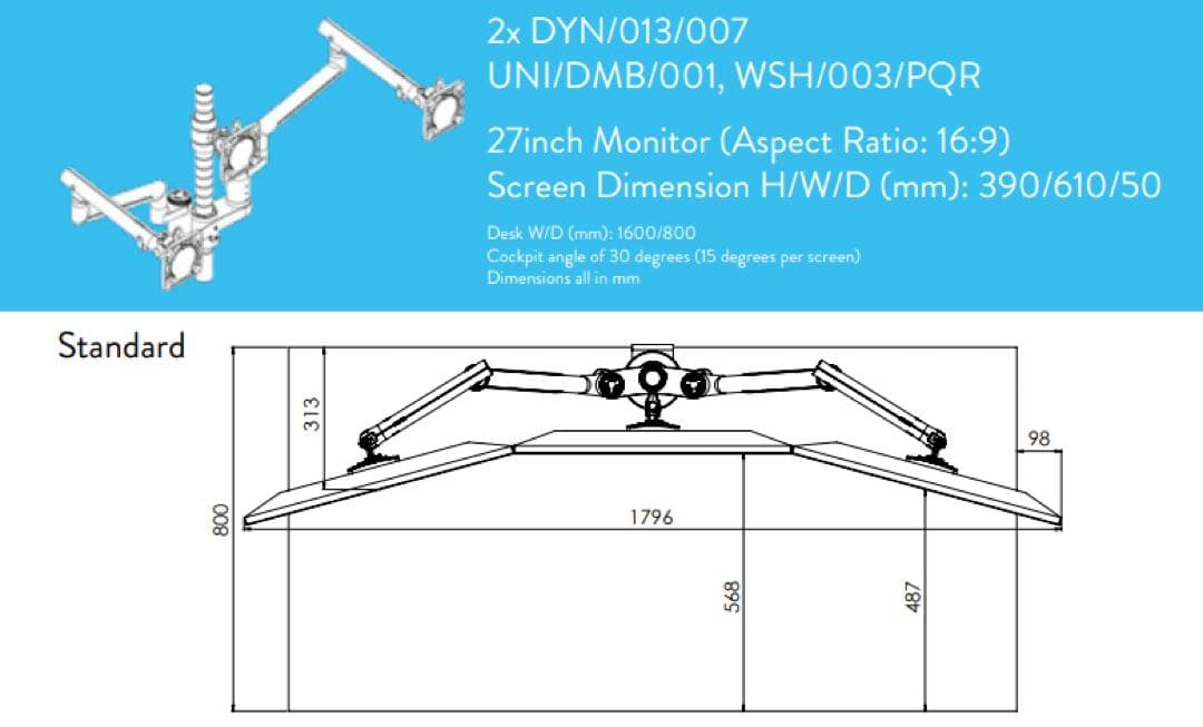 た*ん様 Herman Miller Flo Modular モニターアーム