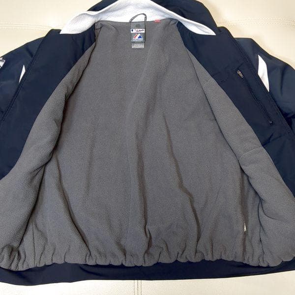 ヤンキース マジェスティック ブルゾン S ベースボールジャケット スタジャン