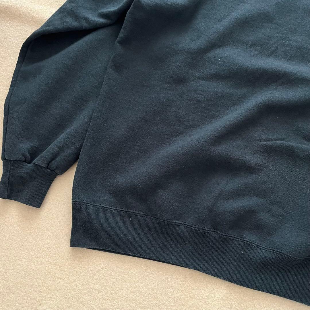 USA製 90s ラッセルアスレチック スウェット黒 XL V字 ブラック