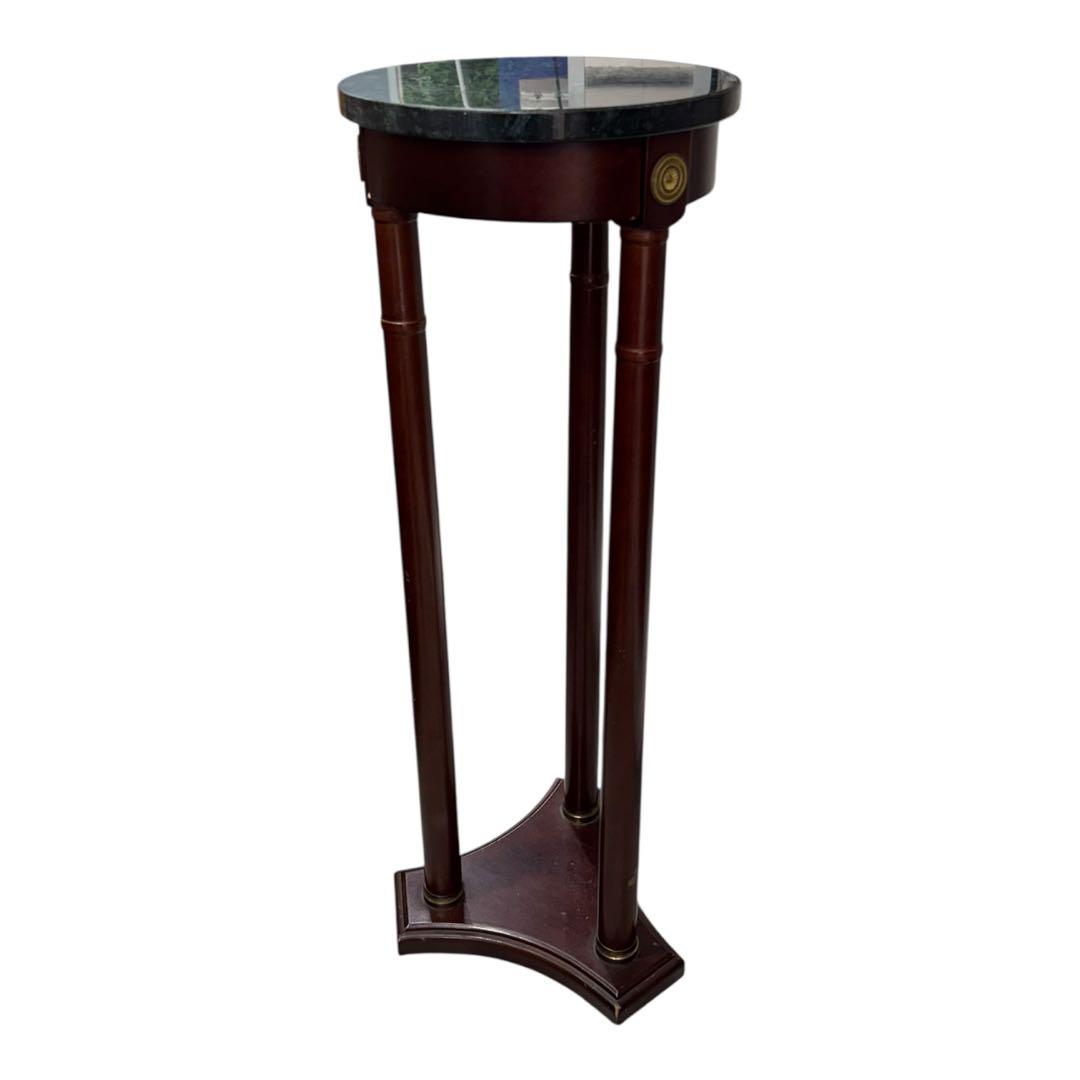 大理石天板サイドテーブル イタリア製アンティーク