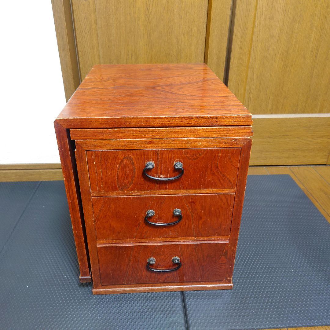 折り畳み座机・文机☆昭和レトロ家具　折りたたみ　ヴィンテージ家具　アンティーク