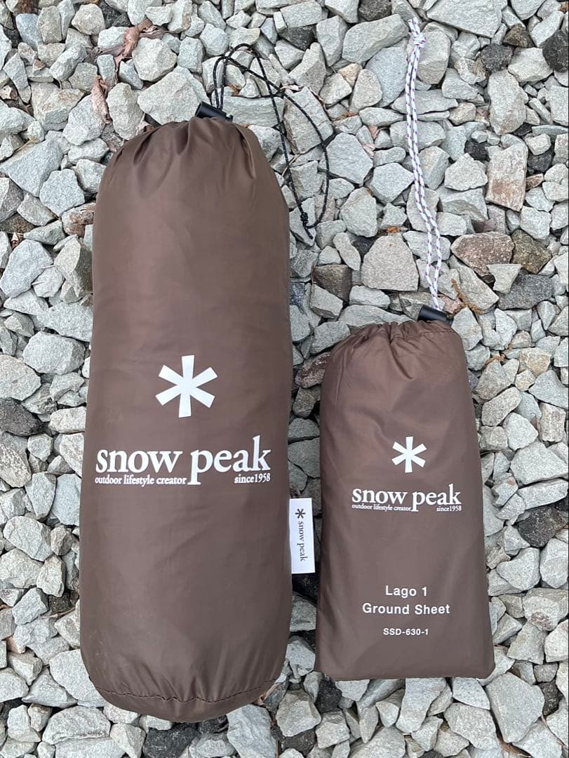  peak スノーピーク ラゴ1 アイボリー　タープ・グランドシート付き