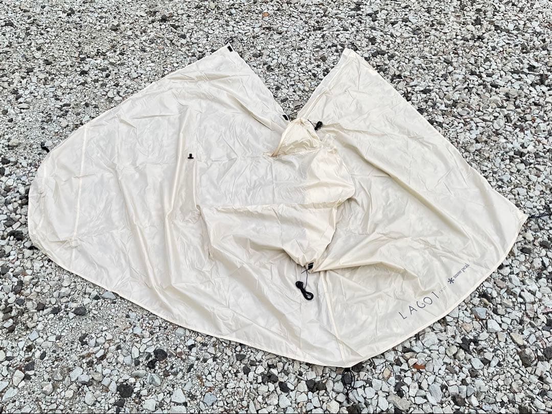  peak スノーピーク ラゴ1 アイボリー　タープ・グランドシート付き